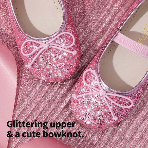 Girl's Ballerina Flat Shoes - PINK - 2